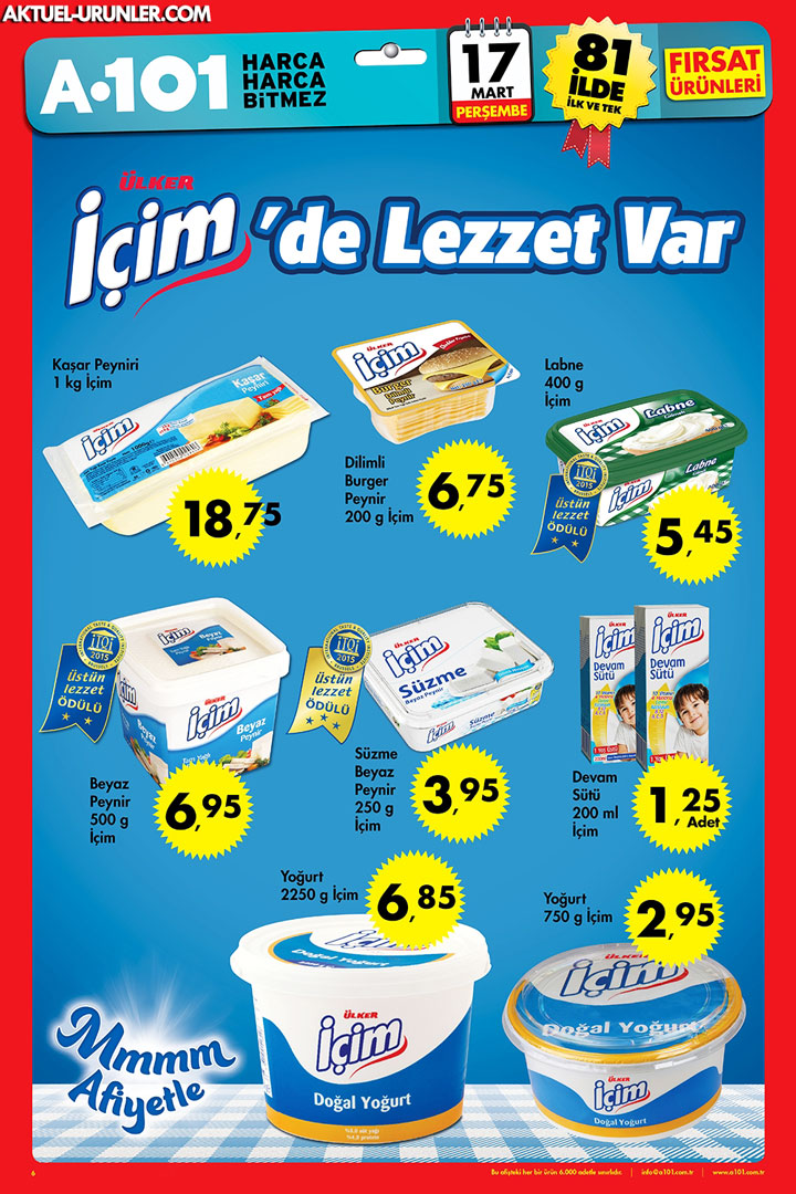 A101 17 Mart İçimde Lezzet Var Aktüel Ürünleri