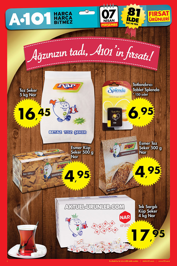 A101 7 Nisan Nar Aktüel Ürünler Kataloğu