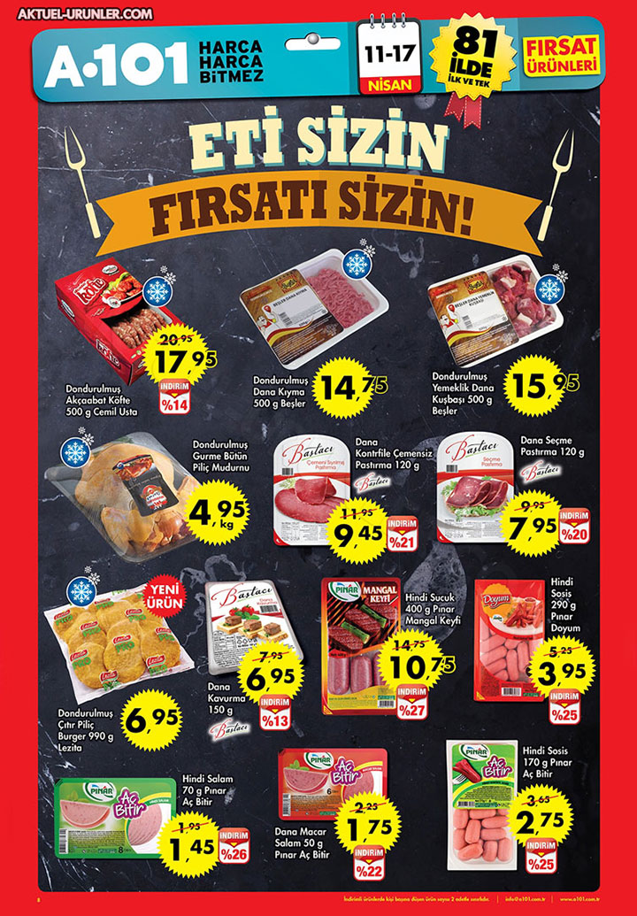 A101 11 Nisan – 17 Nisan Aktüel Ürünleri