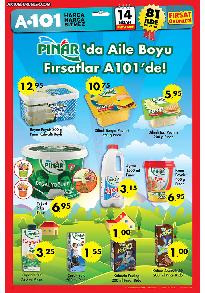 A101 14 Nisan İkinci İndirim Aktüel Ürünleri