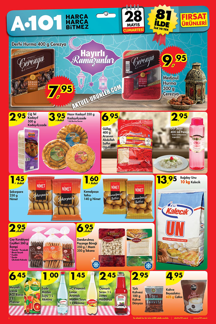 A101 28 Mayıs 2016 Aktüel Ürünler Hafta Sonu