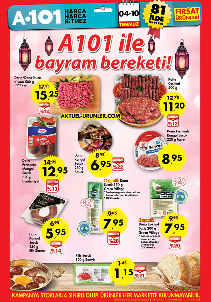 A101 4 Temmuz – 10 Temmuz Aktüel Ürünler Kataloğu
