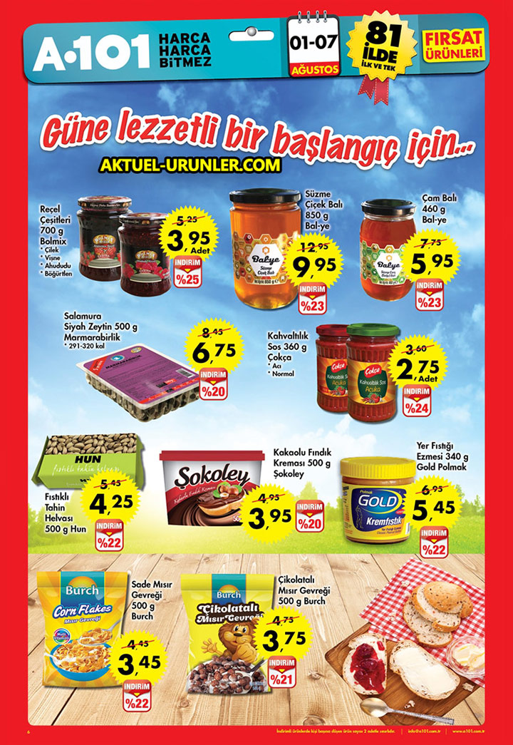 A101 1 Ağustos – 7 Ağustos Aktüel Ürünler Kataloğu