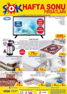 ŞOK 20 Temmuz 2016 Aktüel Ürünler Kataloğu