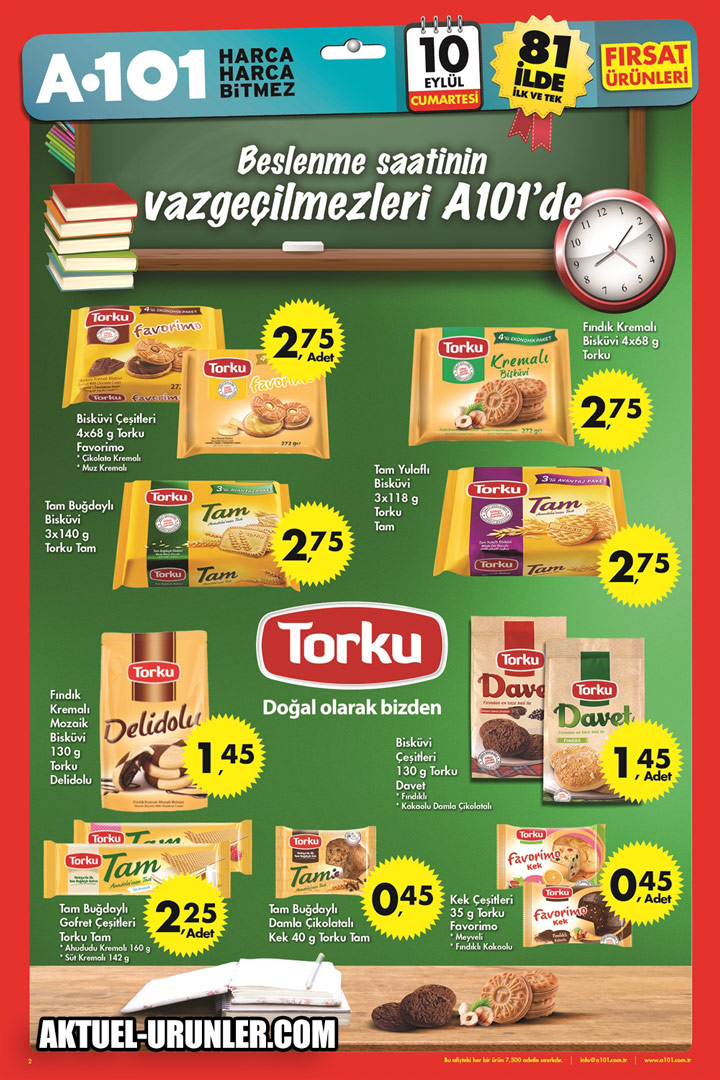 A101 10 Eylül 2016 Aktüel Hafta Sonu – Torku