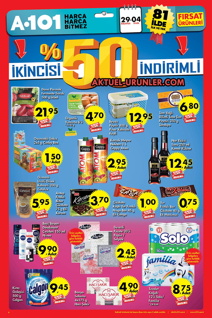 A101 29 Ağustos – 4 Eylül Aktüel Aktüel Ürünleri