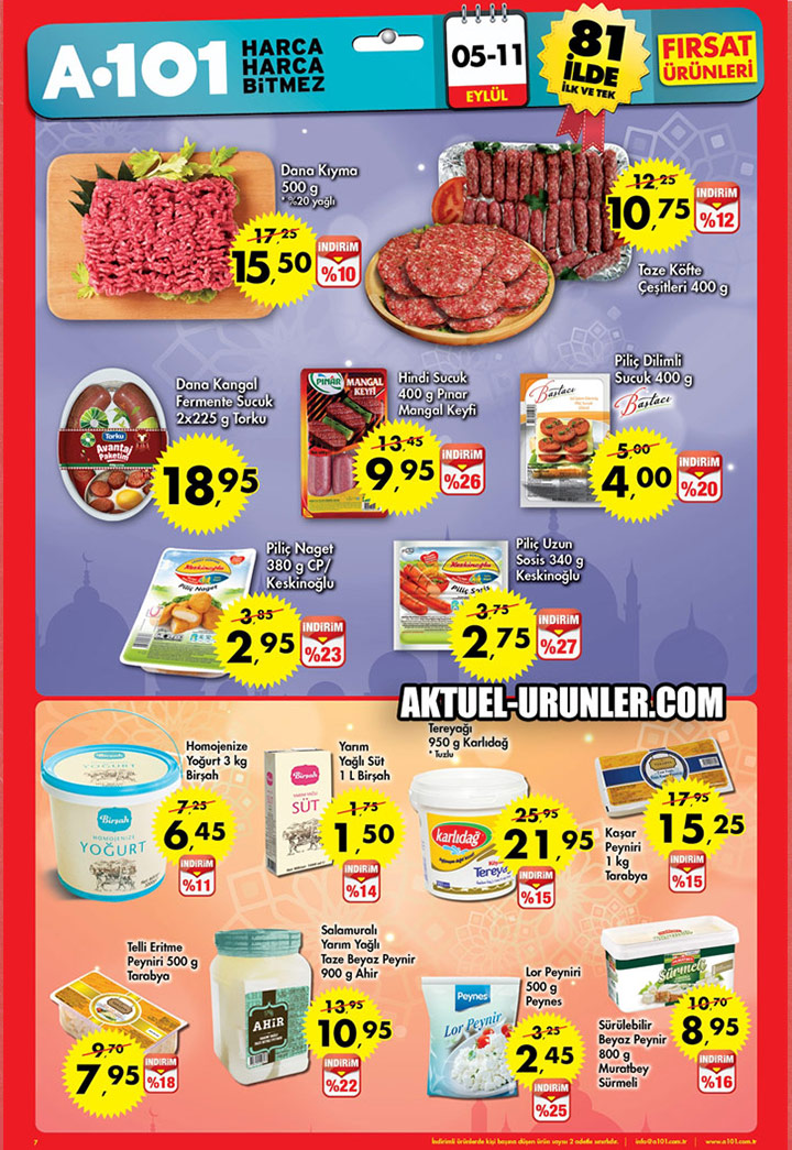A101 5 Eylül – 11 Eylül Aktüel Ürünler Kataloğu
