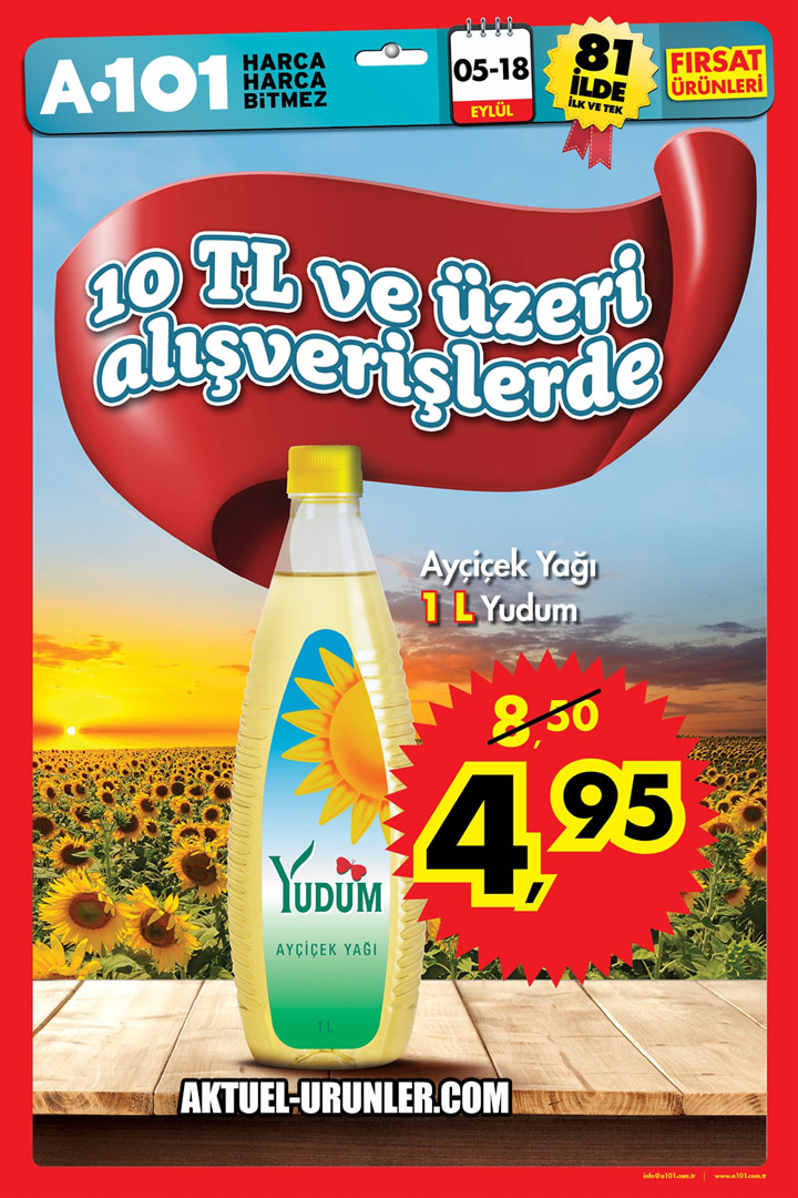 A101 5 Eylül 2016 – 18 Eylül 2016 Aktüel Ürünleri