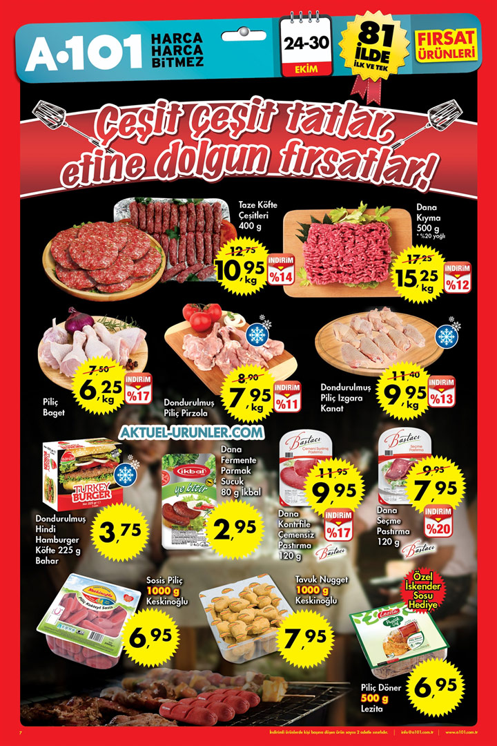 A101 24 Ekim 2016 – 30 Ekim 2016 Aktüel Ürünleri