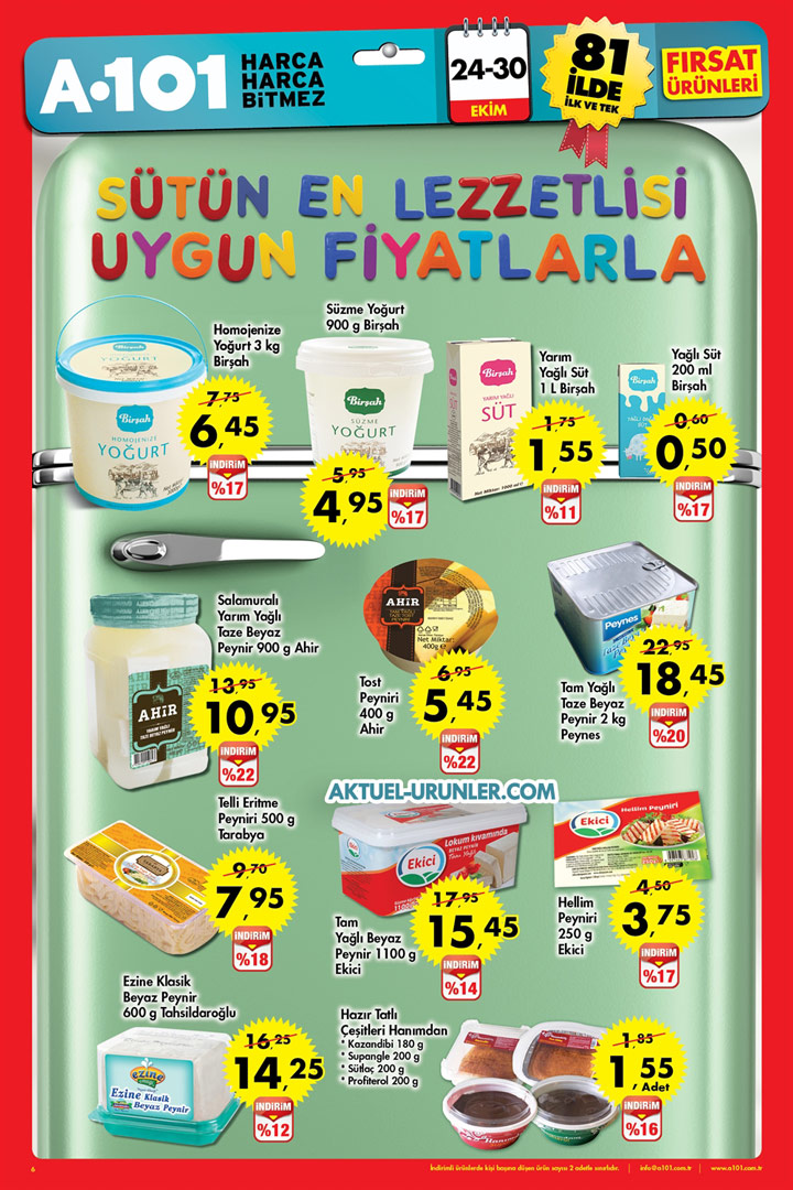 A101 24 Ekim – 30 Ekim Aktüel Ürünler Kataloğu