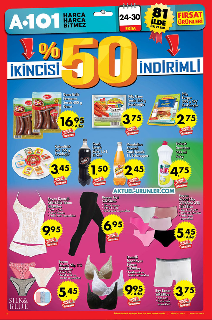 A101 24 Ekim – 30 Ekim Aktüel Ürünler Kataloğu