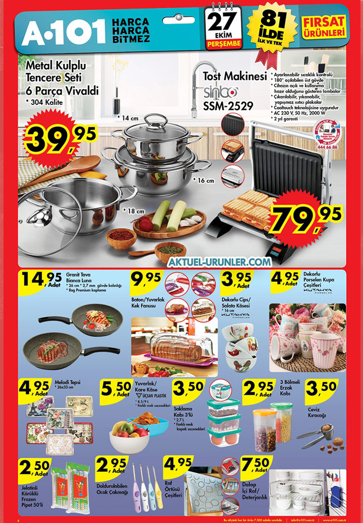 A101 27 Ekim Aktüel – Piranha Aksiyon Kamerası
