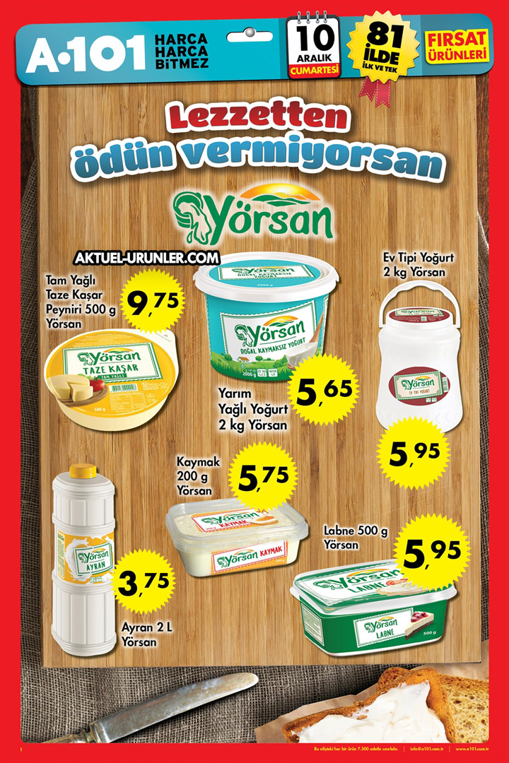 A101 10 Aralık 2016 Aktüel Ürünler Kataloğu