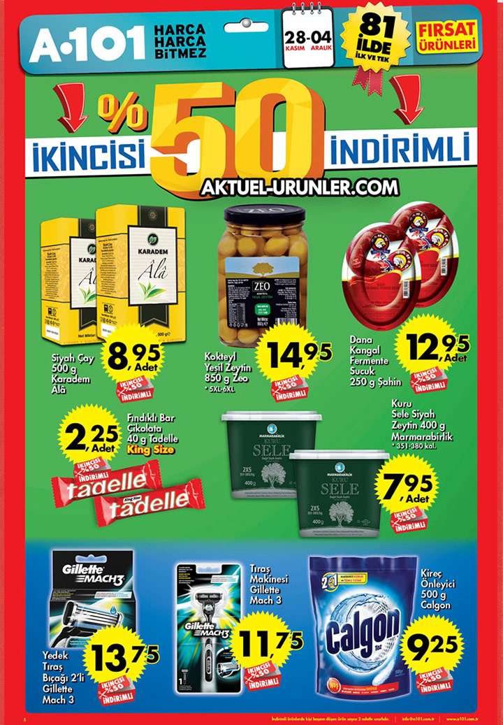 A101 28 Kasım – 4 Aralık Aktüel Ürünler Kataloğu