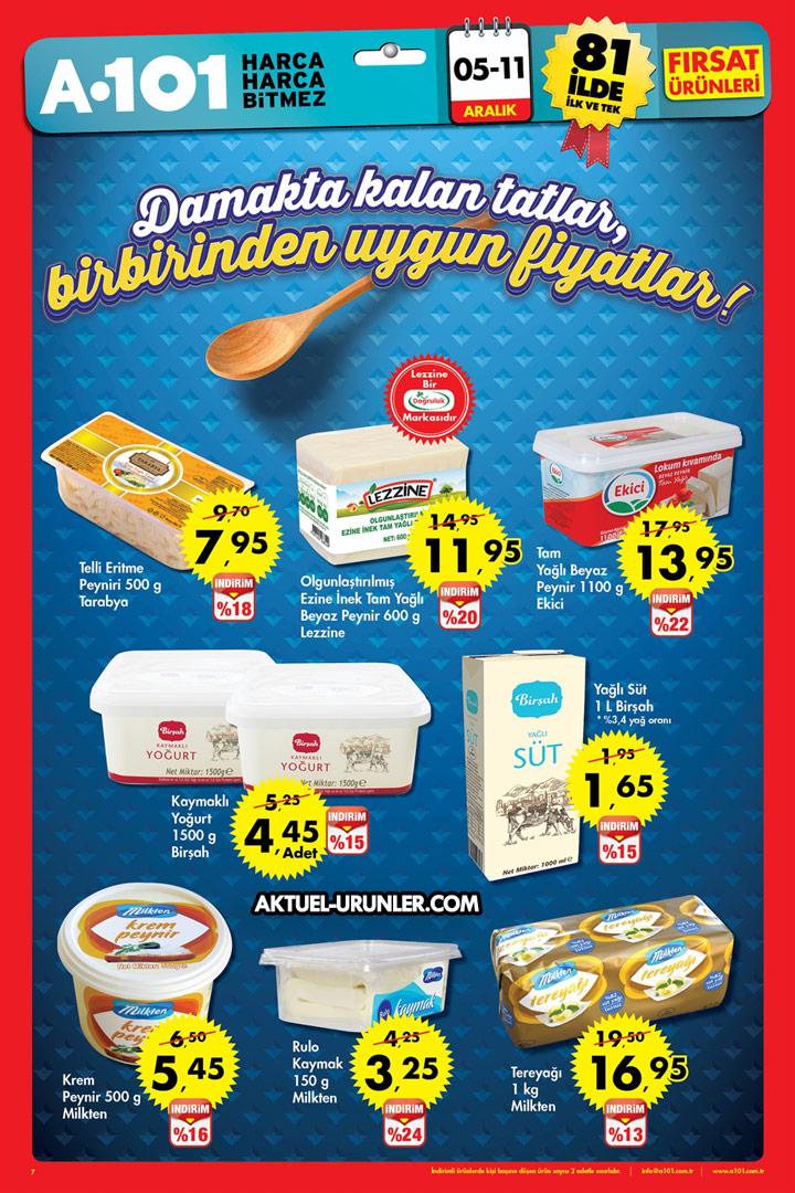 A101 5 Aralık 2016 & 11 Aralık 2016 Aktüel Ürünleri