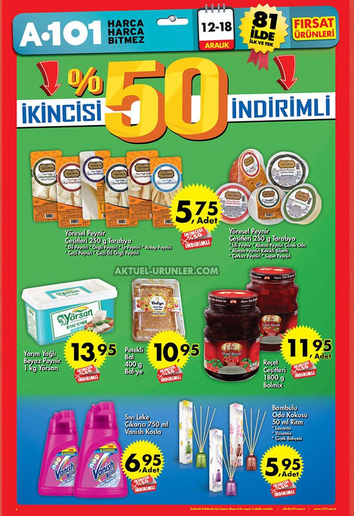 A101 12 Aralık & 18 Aralık Aktüel Ürünler Kataloğu