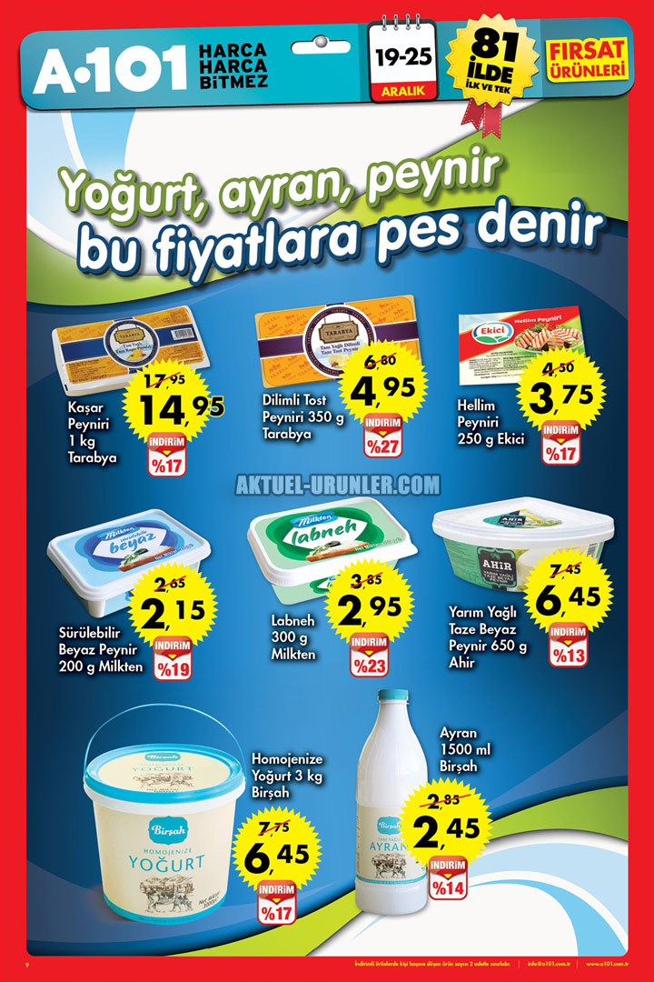 A101 19 Aralık 2016 – 25 Aralık 2016 Aktüel Ürünleri