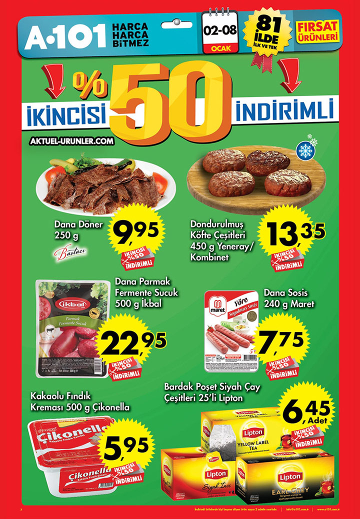 A101 2 Ocak 2017 & 8 Ocak 2017 Aktüel Ürünler Kataloğu