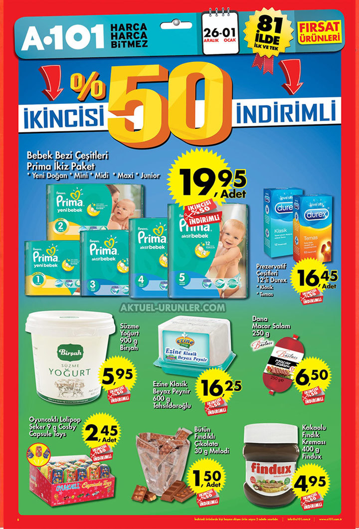 A101 26 Aralık 2016 – 1 Ocak 2017 Aktüel Ürünleri