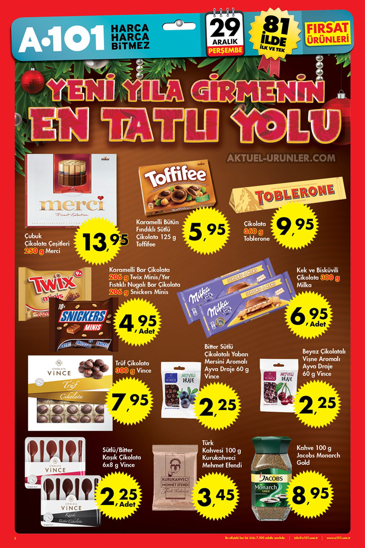 A101 29 Aralık Perşembe – Aktüel Market 2016