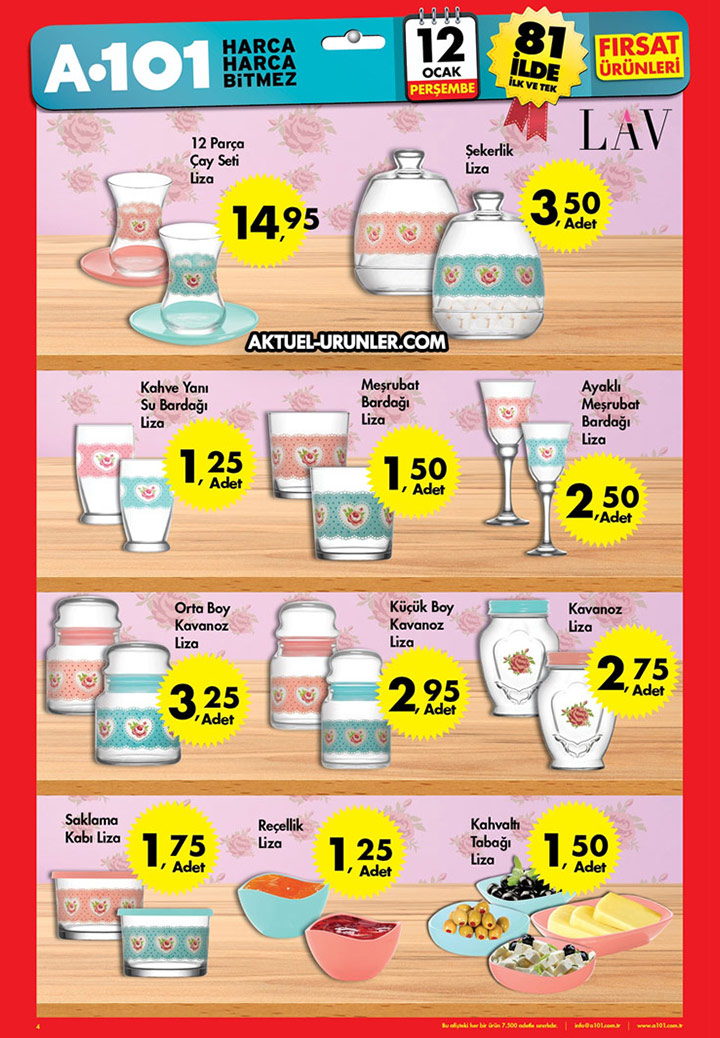 A101 12 Ocak Aktüel Ürünleri – Lav Lisa