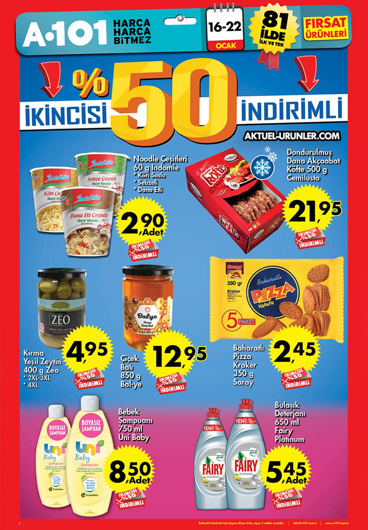A101 16 Ocak 2017 – 22 Ocak 2017 Aktüel Ürünleri