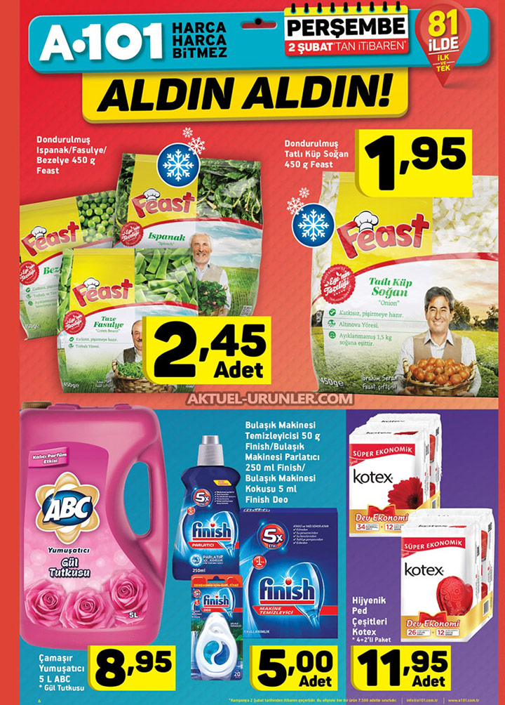 A101 2 Şubat Aktüel Ürünleri Kataloğu – Aldın Aldın