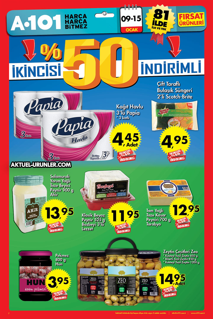 A101 9 Ocak 2017 – 15 Ocak 2017 Aktüel Ürünleri