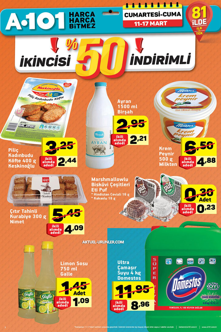 A101 11 Mart 2017 Aktüel Ürünler Kataloğu