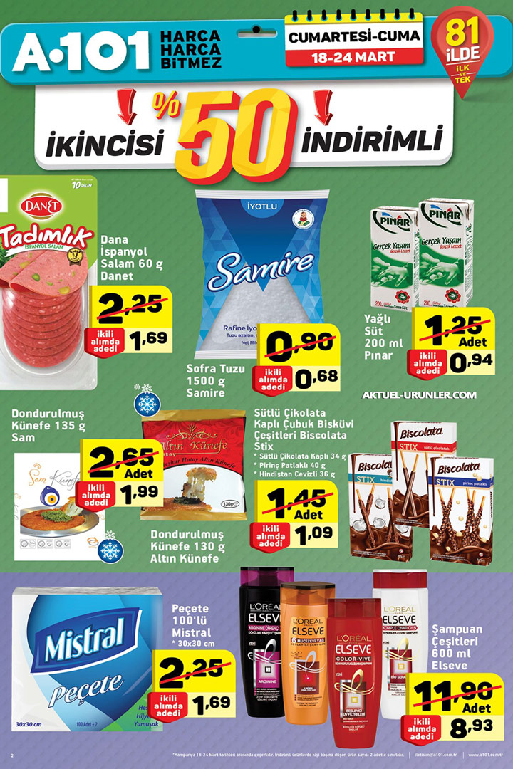 A101 18 Mart 2017 Aktüel Ürünler Kataloğu