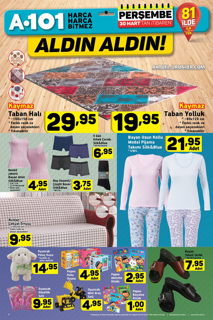A101 30 Mart 2017 Aktüel Ürünleri – Aldın Aldın