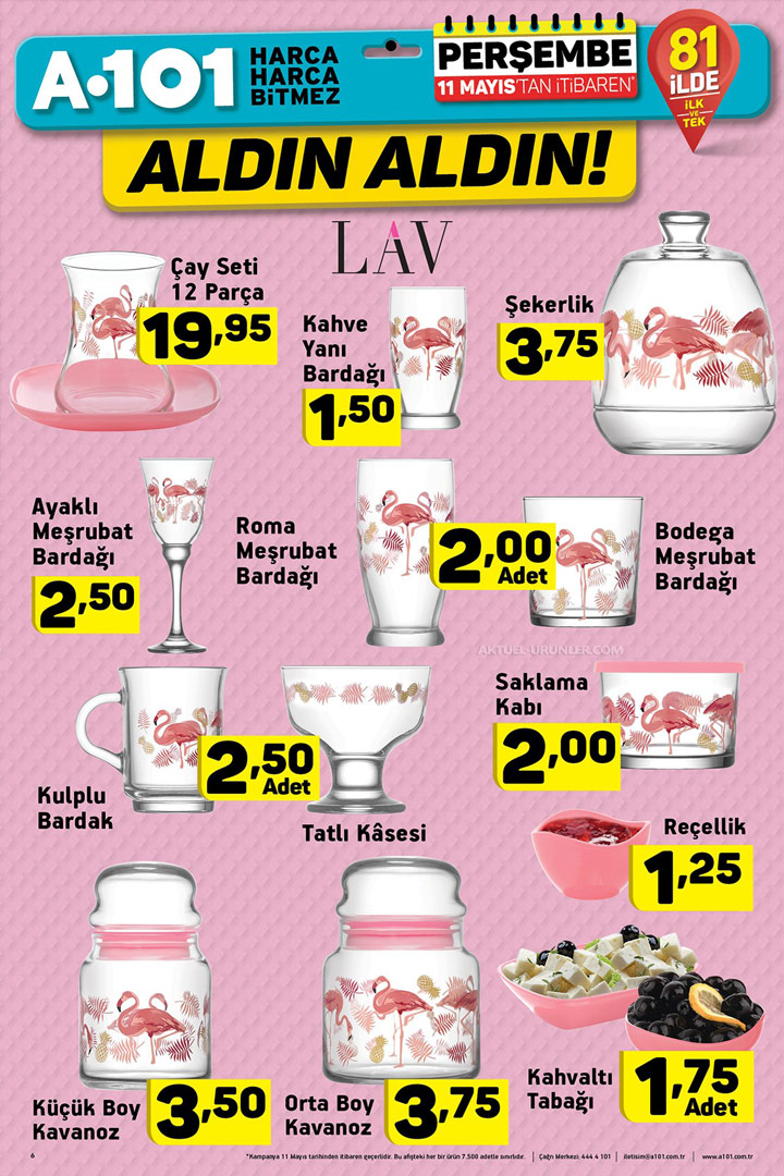 A101 11 Mayıs Aktüel Kataloğu 14 Mayıs Özel Ürünleri
