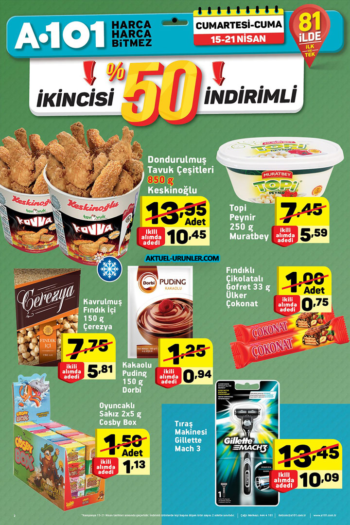 A101 15 Nisan 2017 Aktüel Ürünler Kataloğu