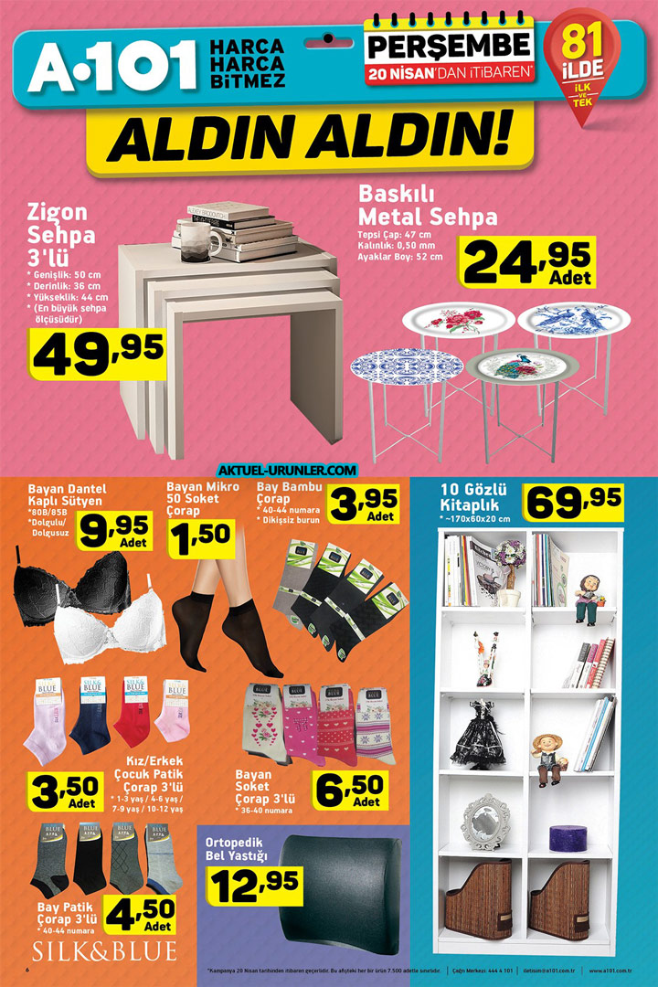 A101 20 Nisan Aldın Aldın Aktüel Detayları Kataloğu