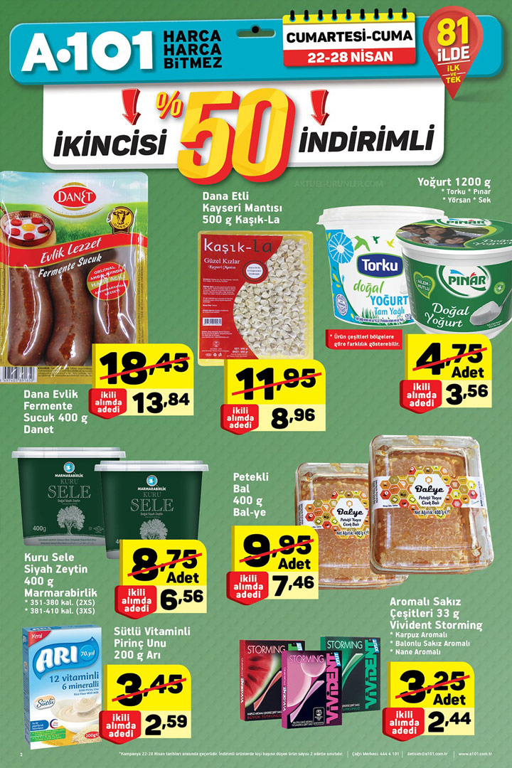 A101 22 Nisan 2017 Aktüel Ürünler Kataloğu