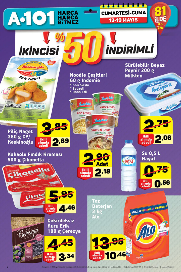 A101 13 Mayıs Aktüel Ürünler Hafta Sonu Kataloğu