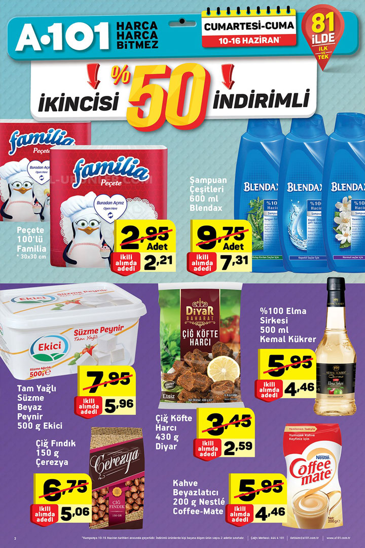 A101 10 Haziran Aktüel Ürünler Hafta Sonu Kataloğu