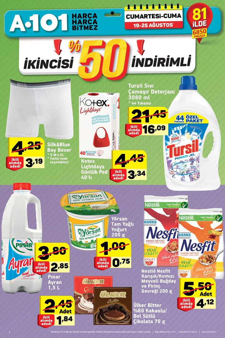 A101 19 Ağustos & 25 Ağustos Aktüel Ürünler Hafta Sonu