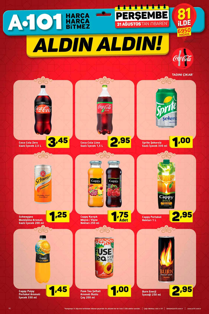 A101 31 Ağustos Coca Cola Aldın Aldın Fırsat İncelemesi