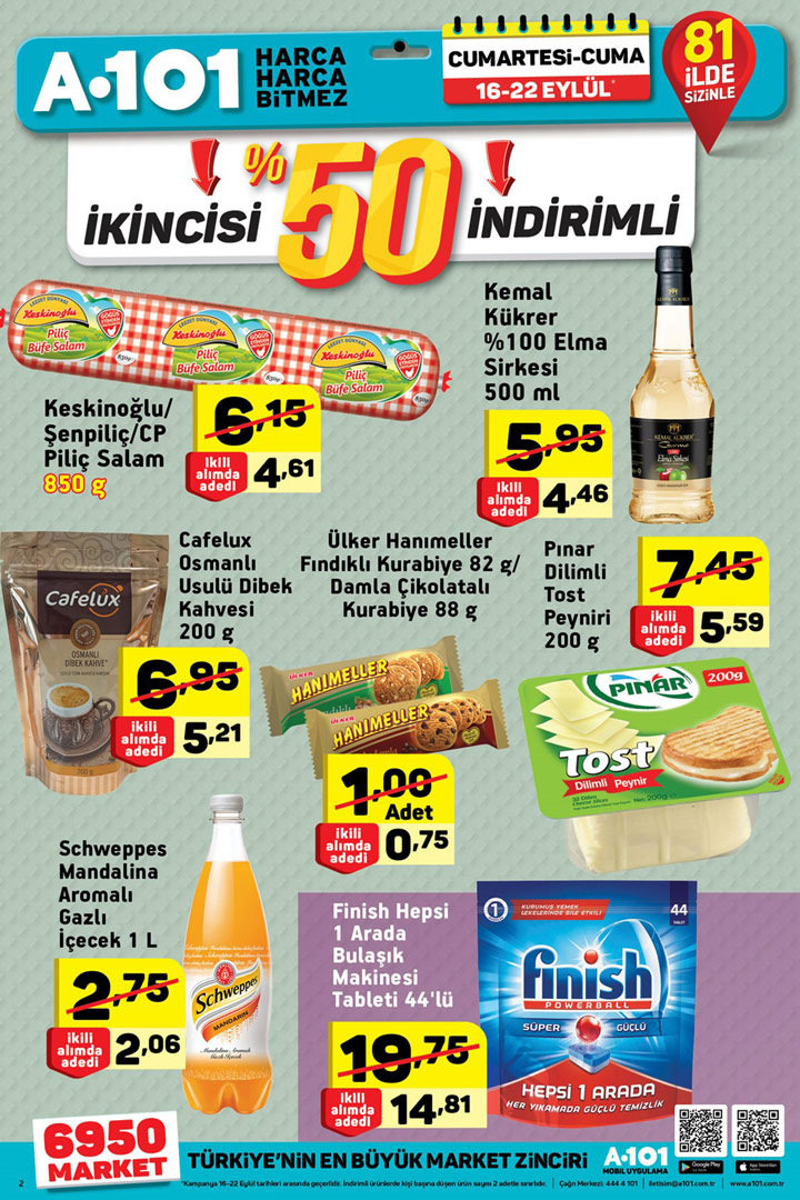 A101 16 Eylül & 22 Eylül Aktüel Ürünler Hafta Sonu