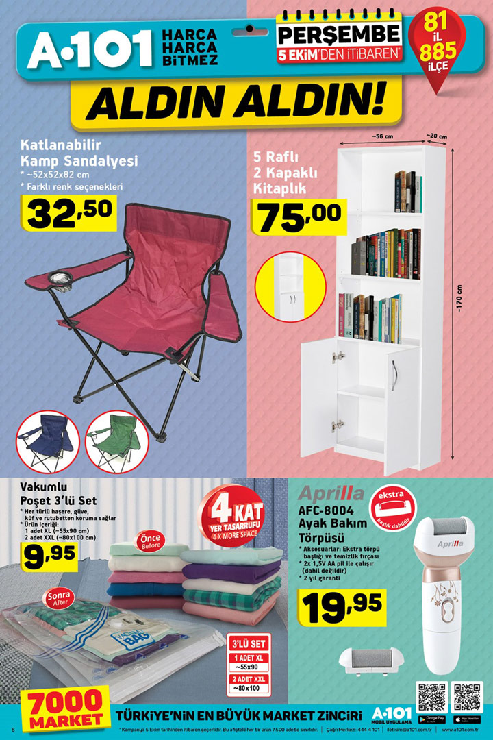 A101 Aktüel 5 Ekim 2017 Her Eve Lazım Aktüel Ürünler