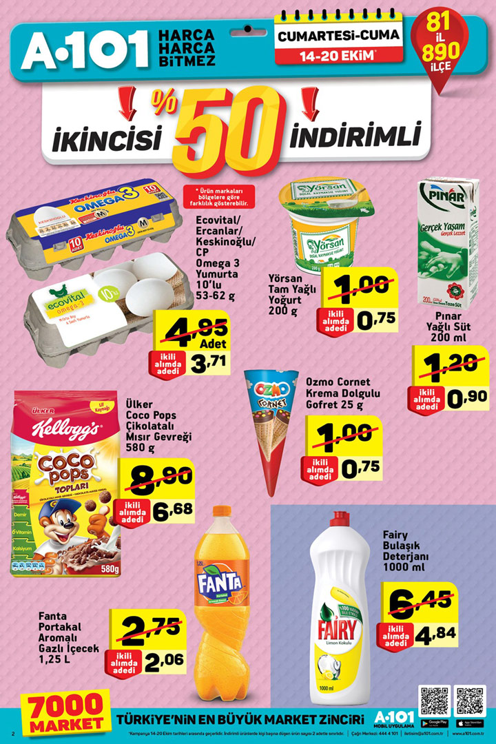A101 14 Ekim & 20 Ekim Aktüel Ürünler Hafta Sonu