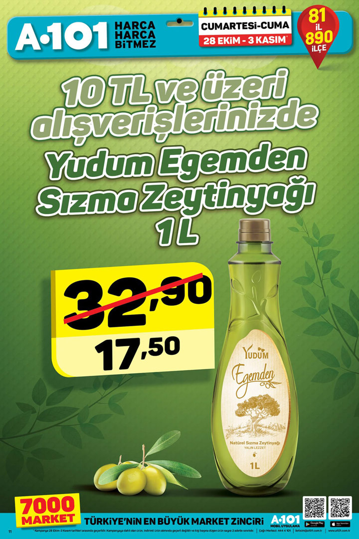 A101 28 Ekim & 3 Kasım Aktüel Ürünler Hafta Sonu