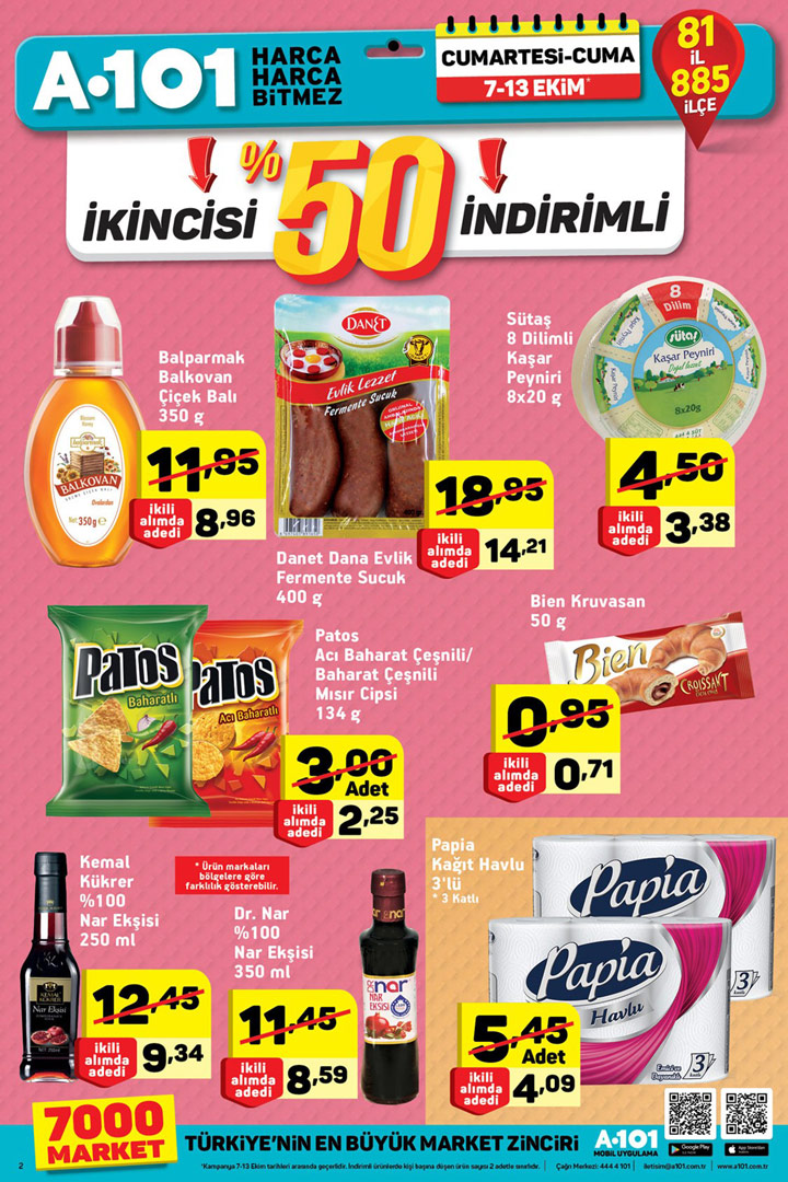 A101 7 Ekim & 13 Ekim Aktüel Ürünler Hafta Sonu
