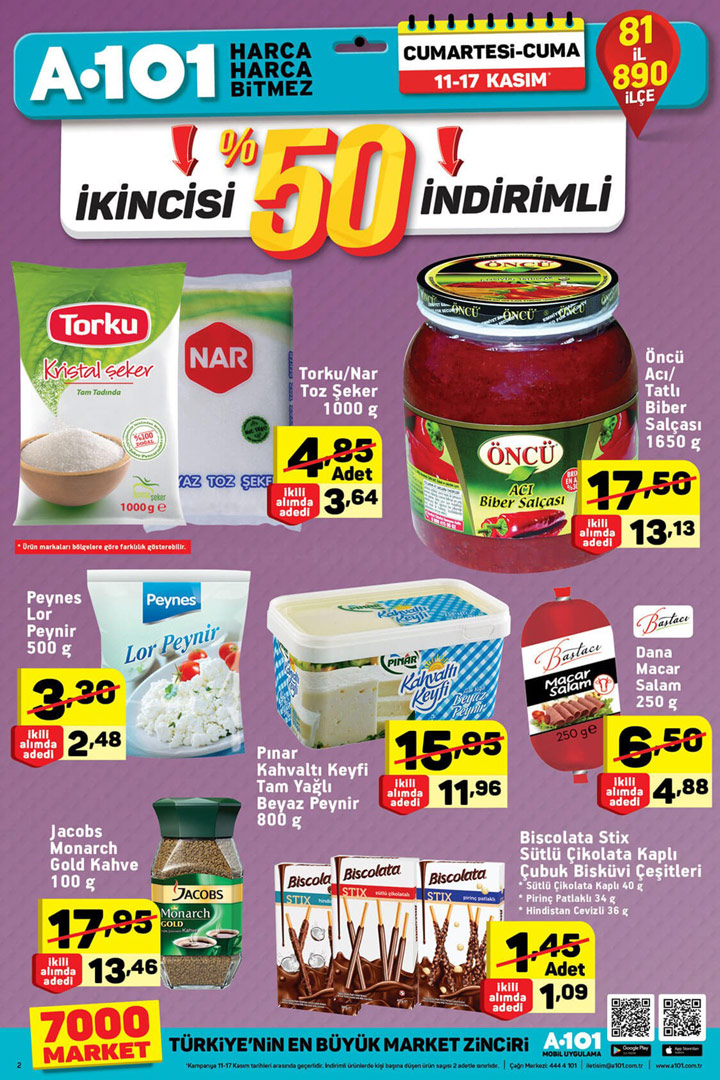 A101 11 Kasım & 17 Kasım Aktüel Ürünler Kataloğu