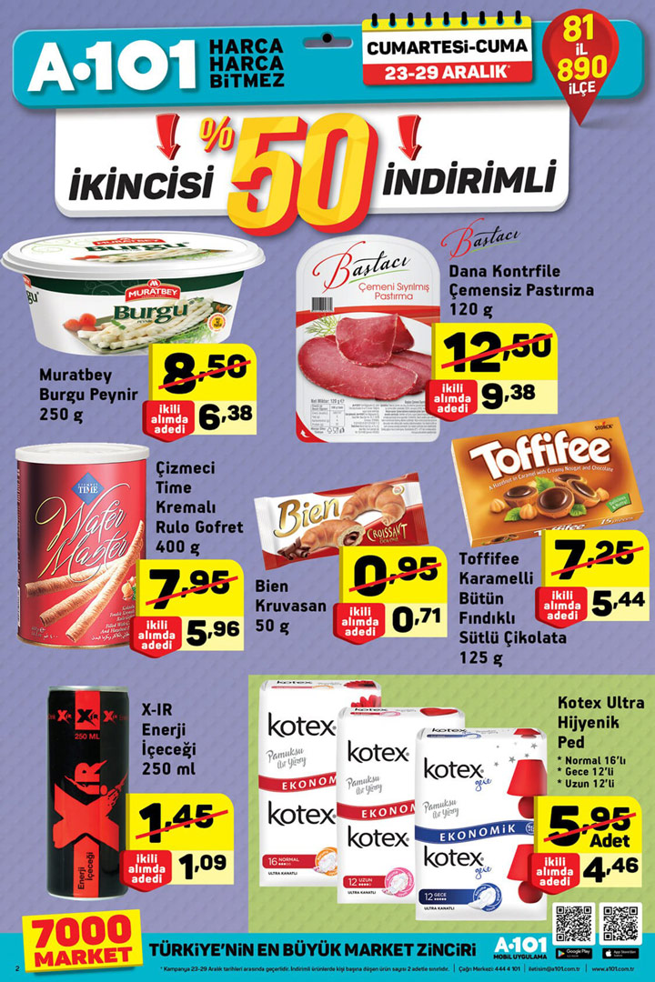 A101 23 Aralık & 29 Aralık Aktüel Hafta Sonu Kataloğu