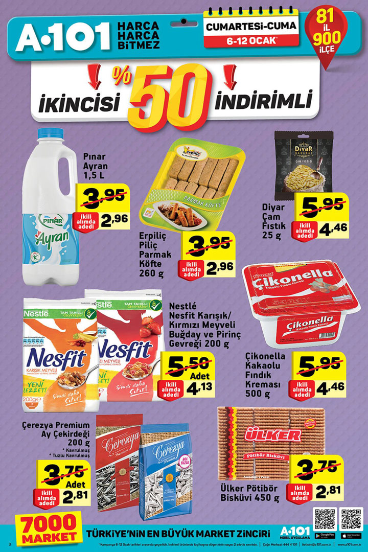 A101 6 & 12 Ocak Aktüel Ürünler Hafta Sonu