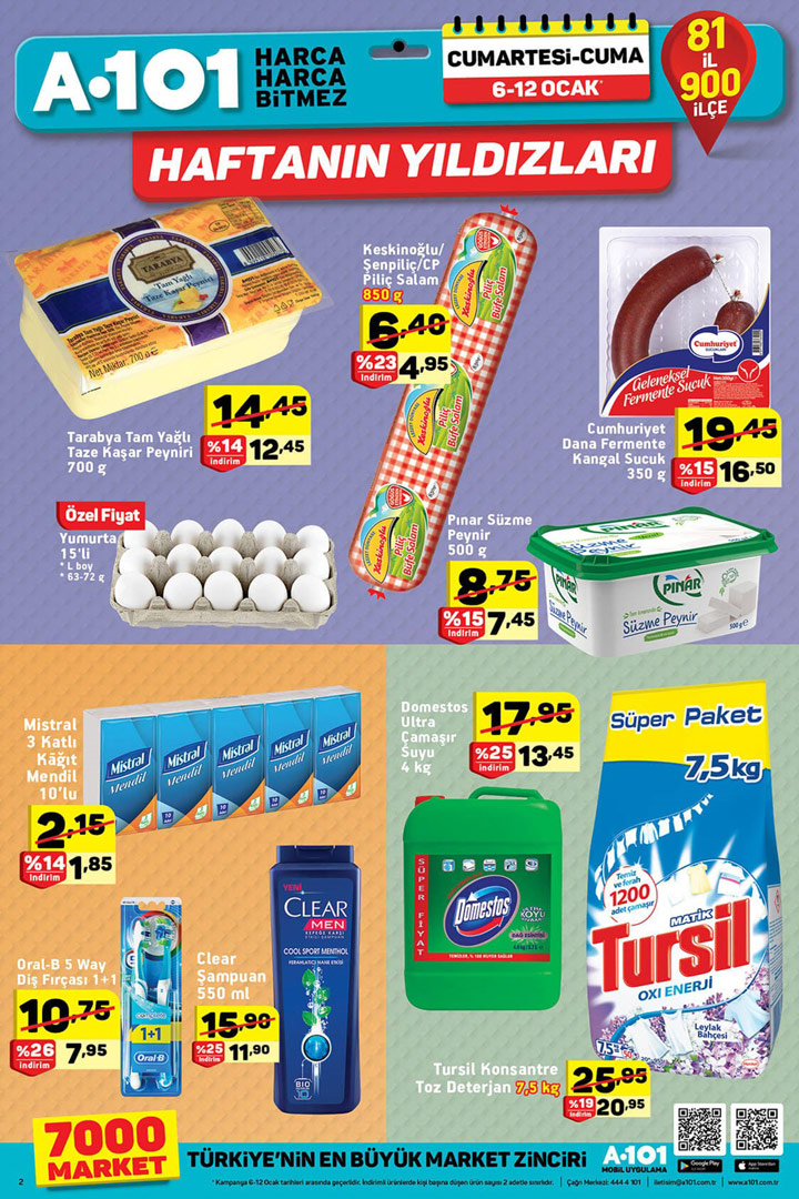 A101 6 Ocak 2018 Aktüel Ürünler Kataloğu