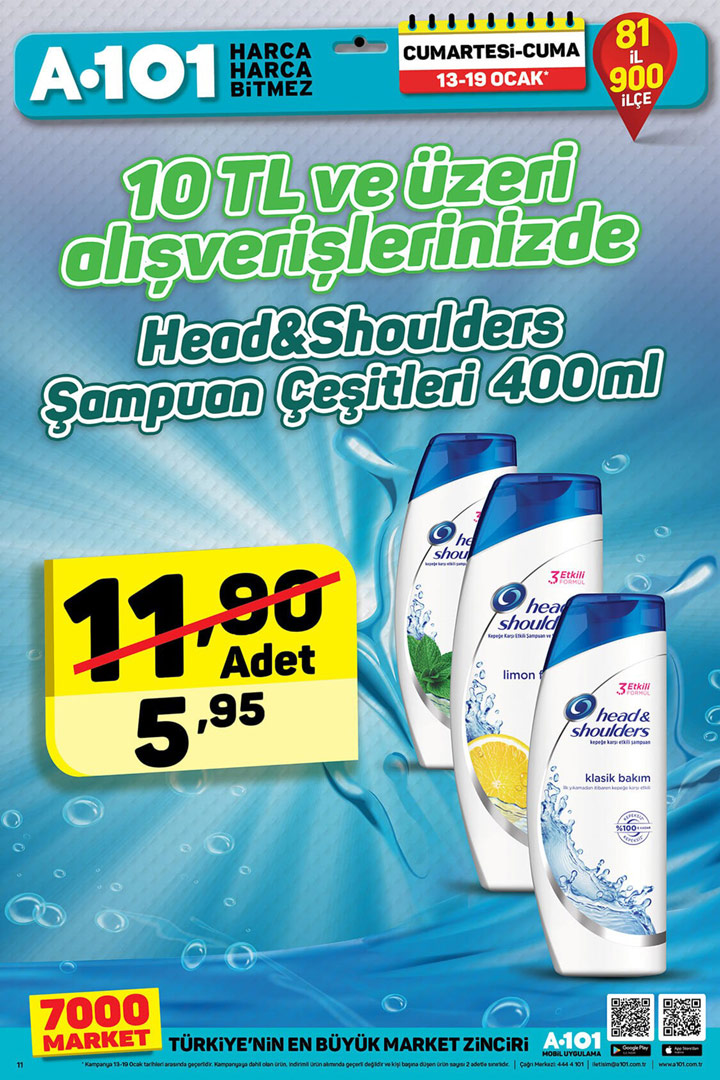 A101 13 Ocak 2017 EFSANE İndirimli Kataloğu