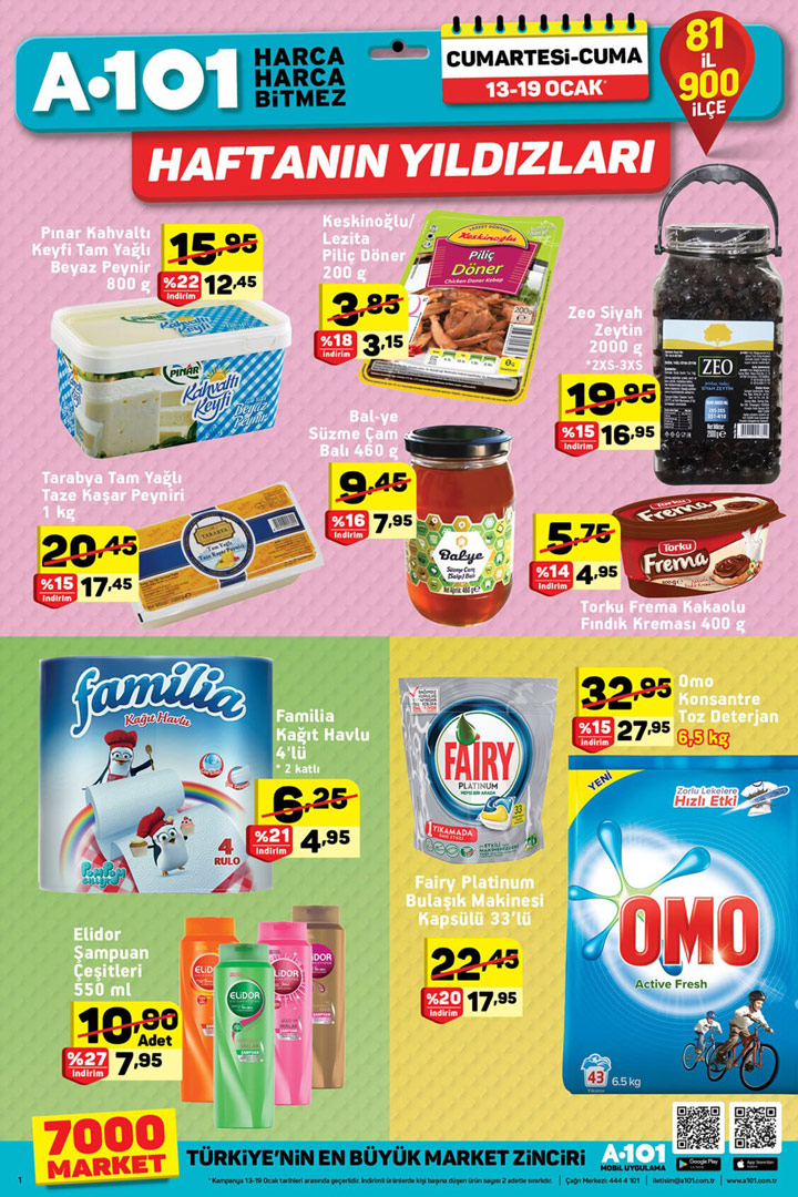 A101 13 Ocak 2018 Aktüel Ürünler Kataloğu